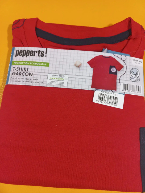 تیشرت آستین کوتاه پسرانه محصول pepperts