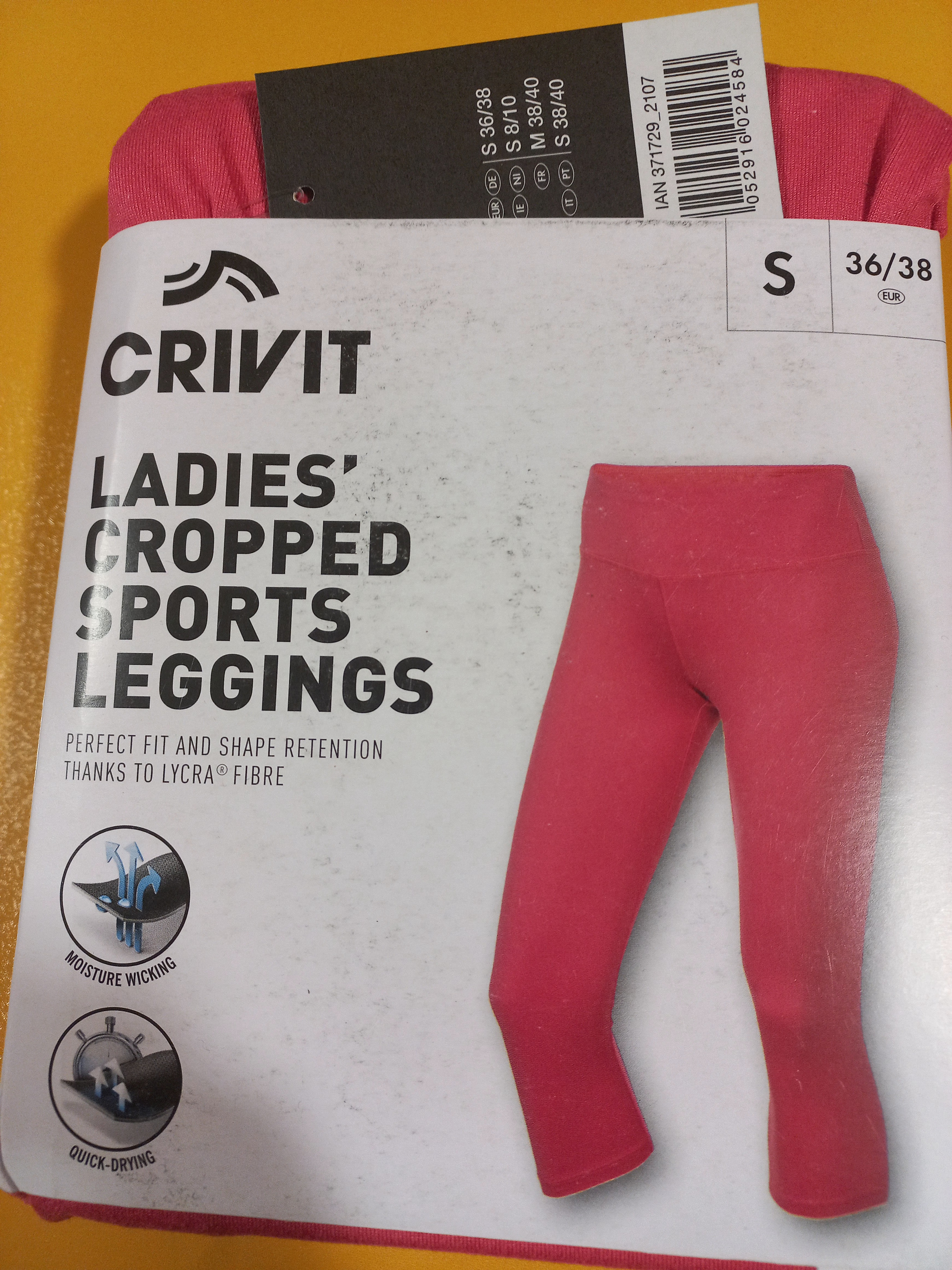 نیم لگ ورزشی زنانه کریویت CROPPED SPORTS LEGGINGS